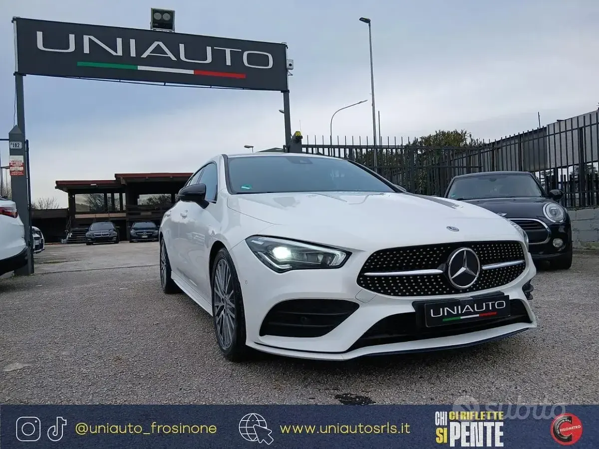 Usata Mercedes CLA220 190 CV (139 kW) 2019 Bianco Coupé