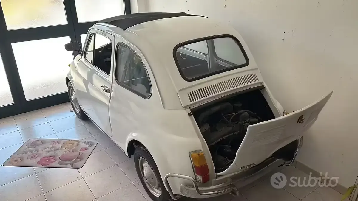 Usata Fiat 500 1970 Bianco Utilitaria