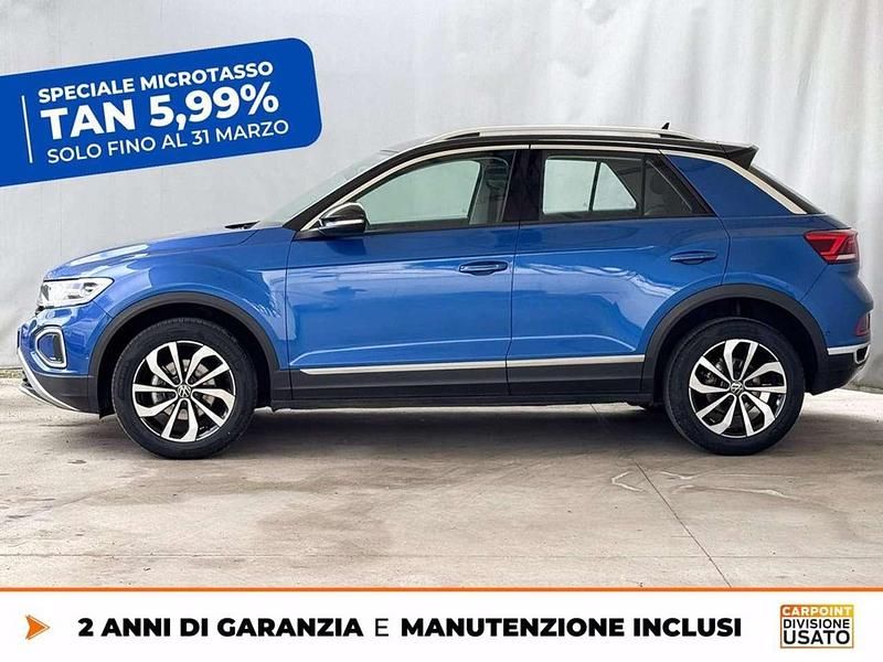 Usata VW T-Roc Style 116 CV (85 kW) 2023 Blu SUV