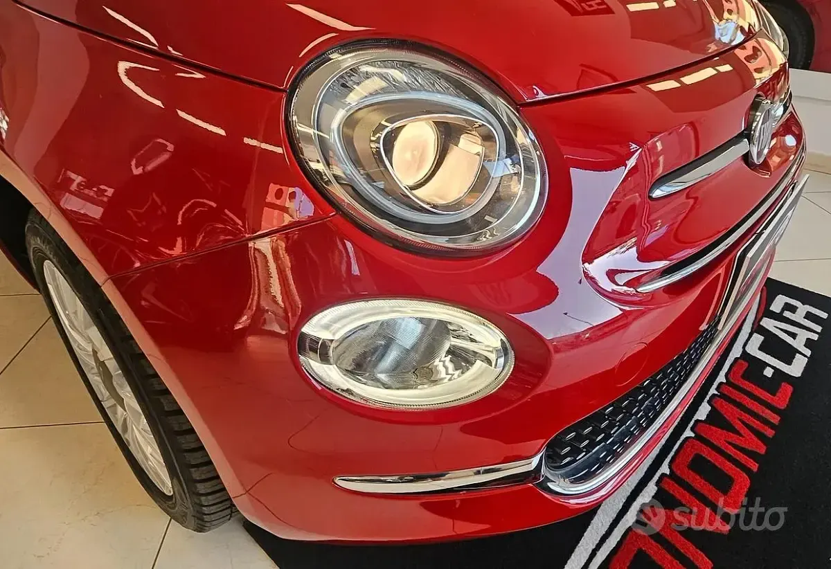 Usata Fiat 500 Lounge 69 CV (50 kW) 2017 Rosso Berlina