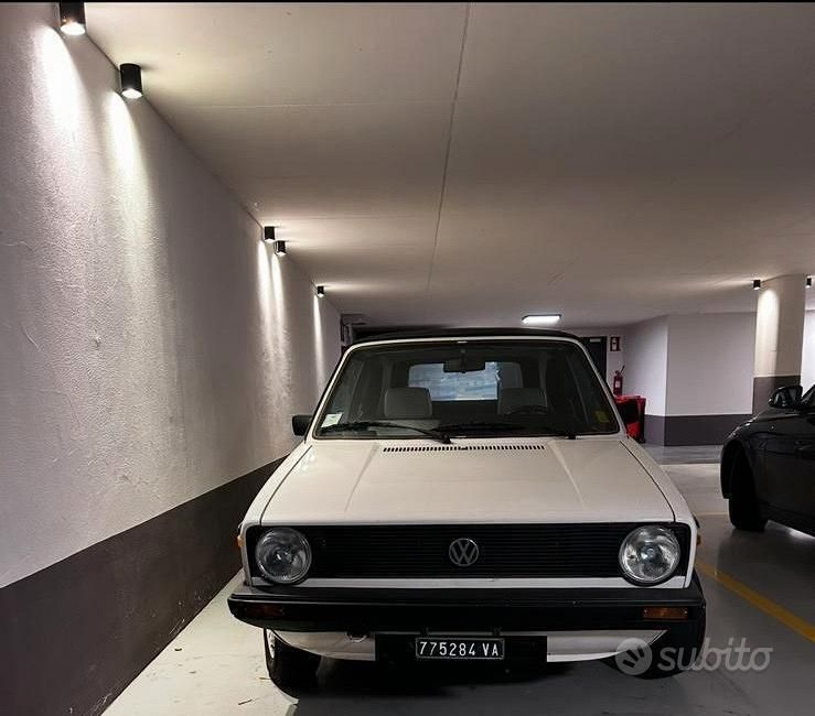 Bianco Usata 1983 VW Golf Cabriolet Cabrio | 7800 € - Immagine 1/4