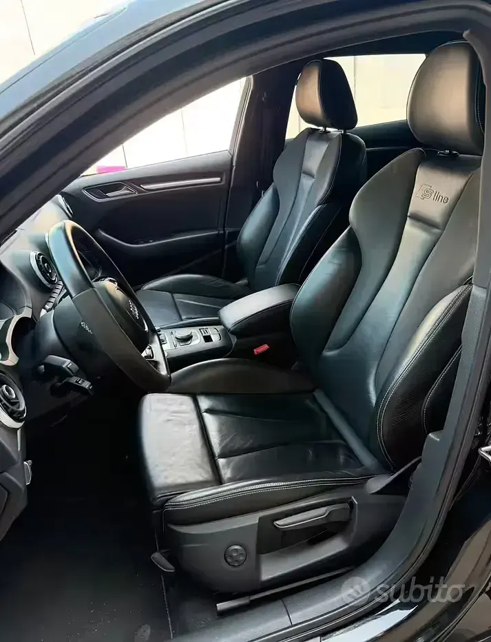 Usata Audi A3 S-Line 150 CV (110 kW) 2018 Nero Berlina