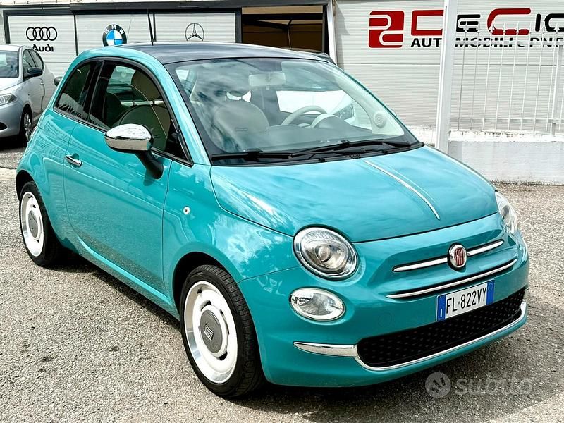 Usata Fiat 500 69 CV (50 kW) 2017 Blu Berlina