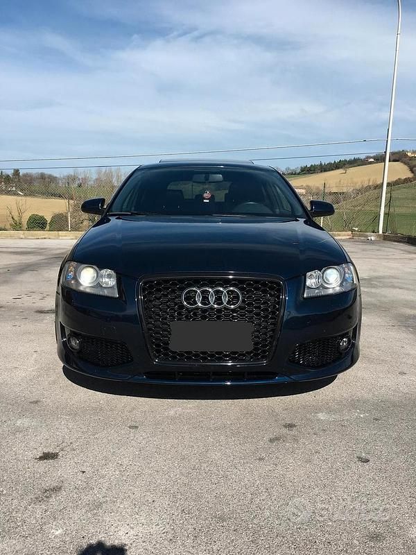 Usata Audi A3 S-Line 170 CV (125 kW) 2007 Blu Coupé