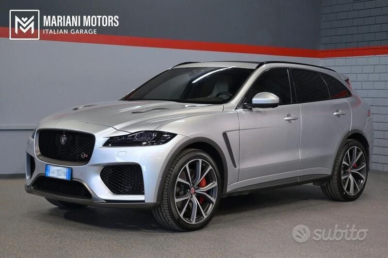 Indus silver Usata 2019 Jaguar F-Pace SVR SUV | 61.900 € - Immagine 1/4