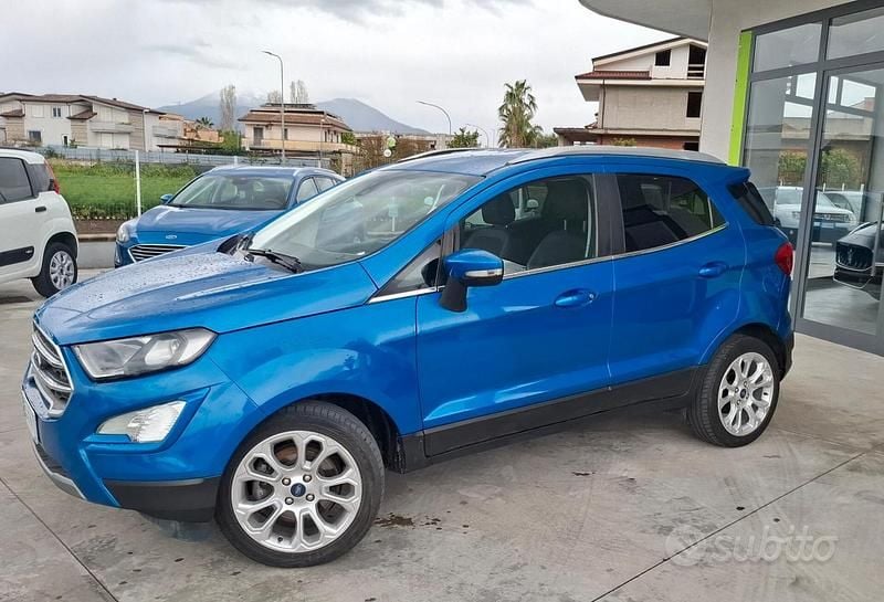 Usata Ford Ecosport Titanium 95 CV (69 kW) 2020 Blu SUV