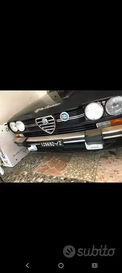 Usata Alfa Romeo 2000 1970 Blu Coupé