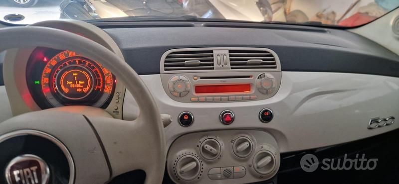 Usata Fiat 500 2009 Bianco Cabrio