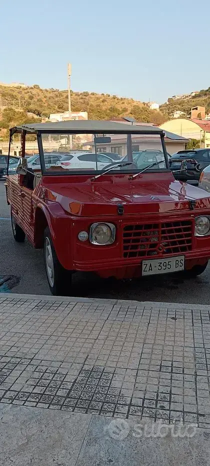 Usata Citroën Méhari 1970 Rosso Cabrio