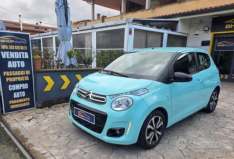 Usata Citroën C1 Shine 69 CV (50 kW) 2018 Verde Utilitaria