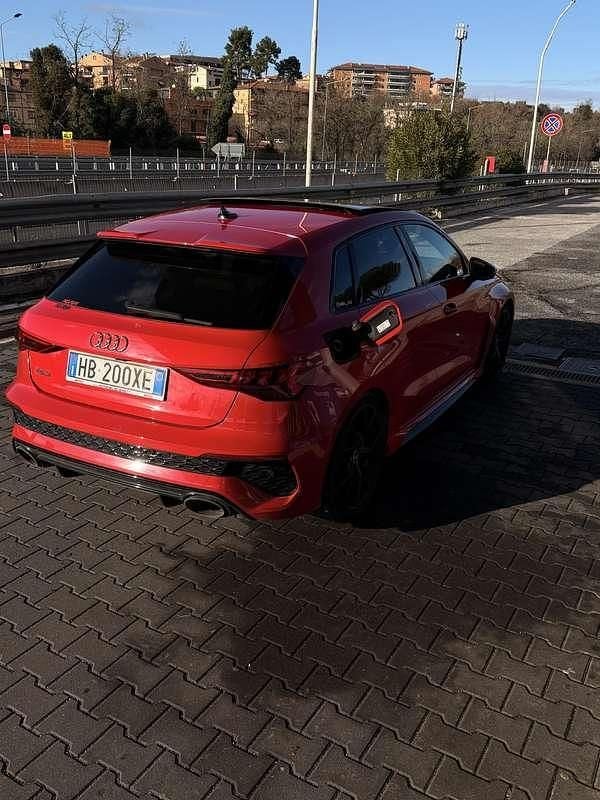 Usata Audi RS3 Ambiente 400 CV (294 kW) 2022 Rosso Berlina