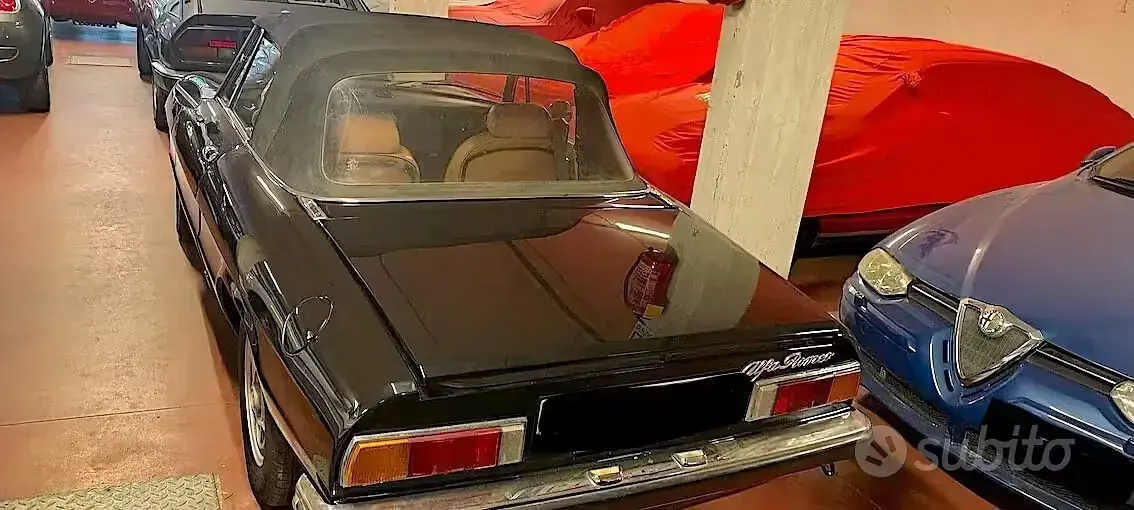 Usata Alfa Romeo Spider Veloce 131 CV (96 kW) 1982 Nero Cabrio