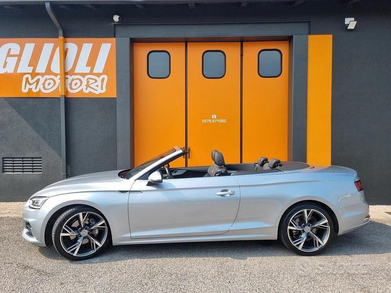 Usata Audi A5 Cabriolet Sport 190 CV (139 kW) 2019 Grigio Cabrio