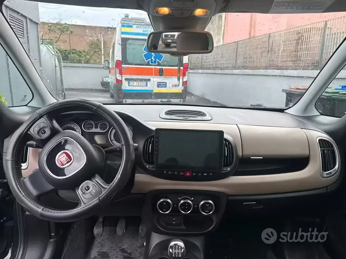 Usata Fiat 500L 85 CV (62 kW) 2012 Verde Monovolume