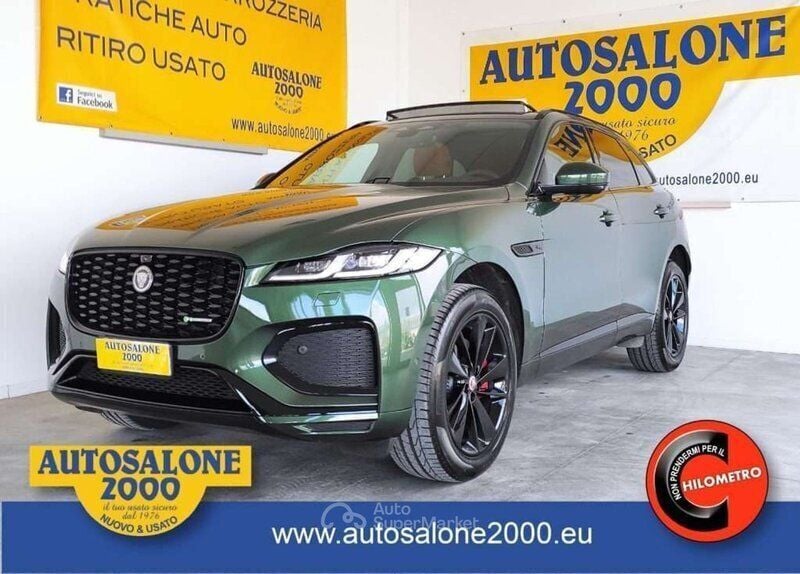 Verde Usata 2021 Jaguar F-Pace R-Dynamic SUV | 45.900 € (Molto cara) - Immagine 1/4