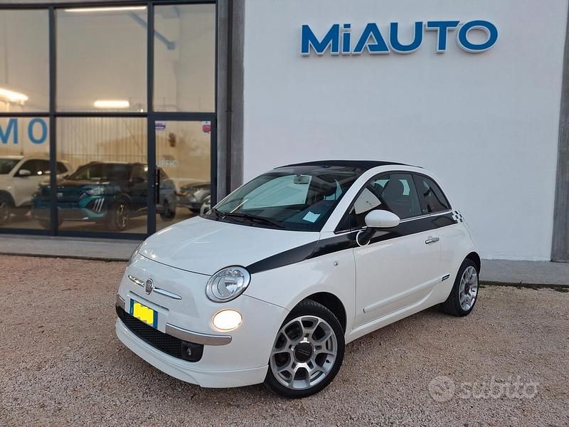 Usata Fiat 500C Lounge 101 CV (74 kW) 2010 Bianco Cabrio