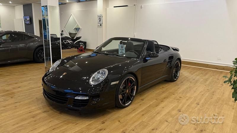 Usata Porsche 911 Turbo Cabriolet 479 CV (352 kW) 2008 Nero Cabrio