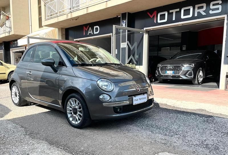 Usata Fiat 500C Lounge 69 CV (50 kW) 2013 Grigio Cabrio