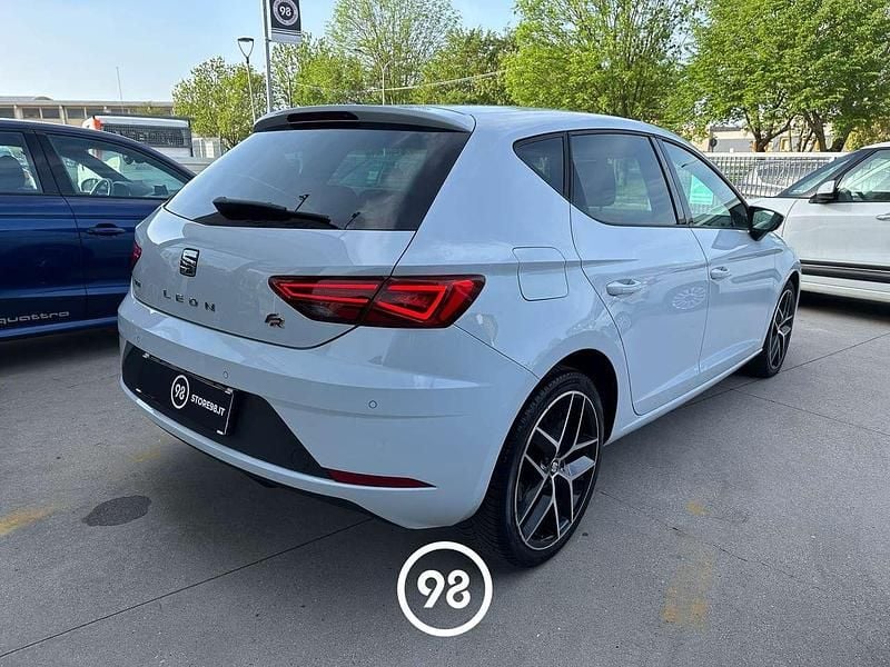 Usata Seat Leon FR 131 CV (96 kW) 2019 Bianco Berlina