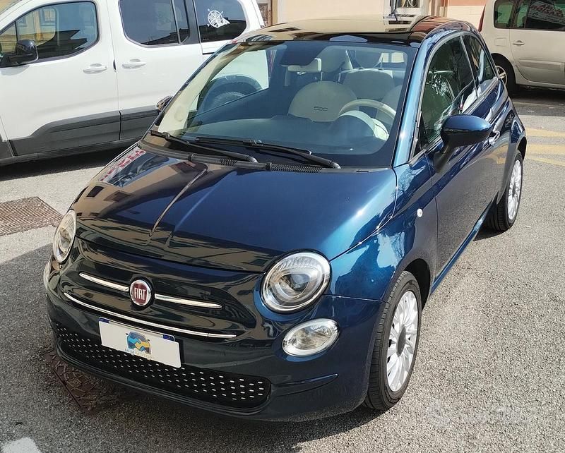 Usata Fiat 500 Lounge 69 CV (50 kW) 2019 Blu Berlina
