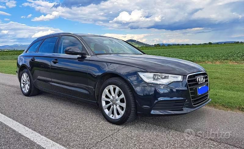 Usata Audi A6 177 CV (130 kW) 2013 Blu Station wagon