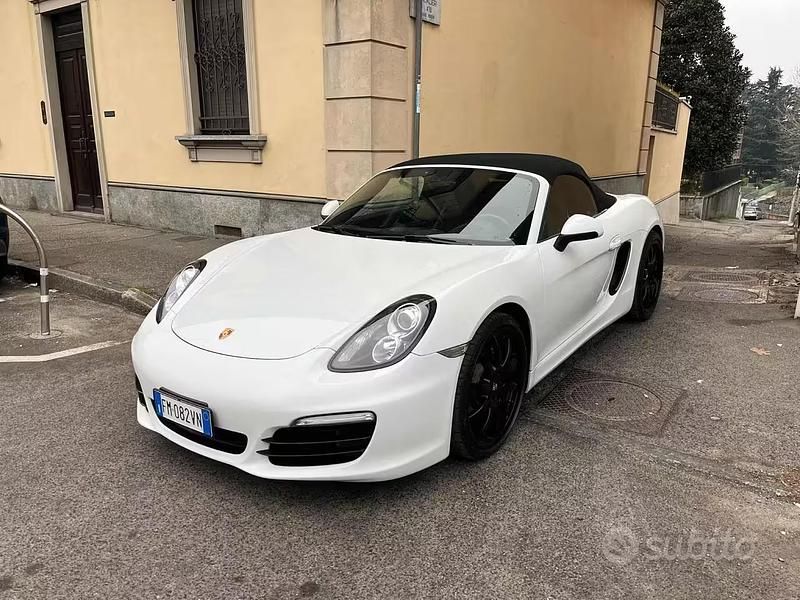 Usata Porsche Boxster 265 CV (194 kW) 2014 Bianco Cabrio