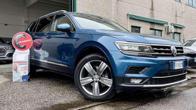 Blu/azzurro Usata 2019 VW Tiguan Allspace Advance SUV | 22.999 € (Buon prezzo) - Immagine 1/4
