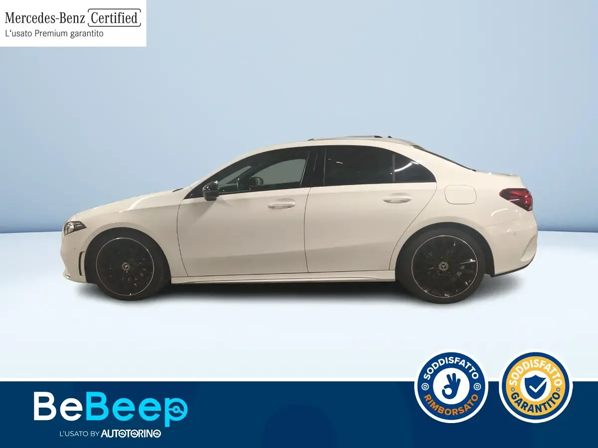 Usata Mercedes A200 Premium 150 CV (110 kW) 2022 Bianco pastello Berlina