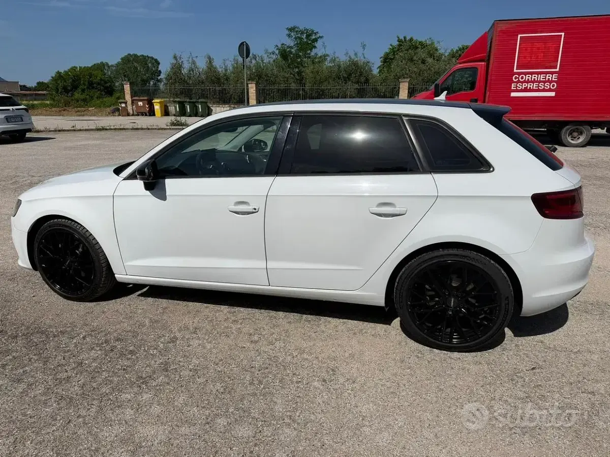 Usata Audi A3 110 CV (80 kW) 2015 Bianco Berlina