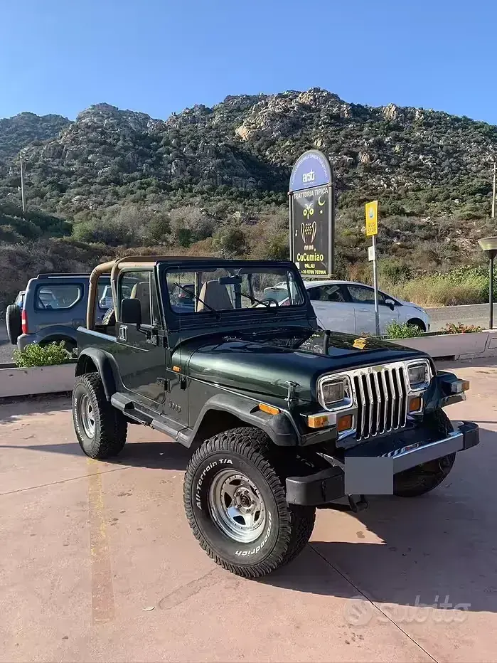 Usata Jeep Wrangler Limited 184 CV (135 kW) 1996 Verde SUV