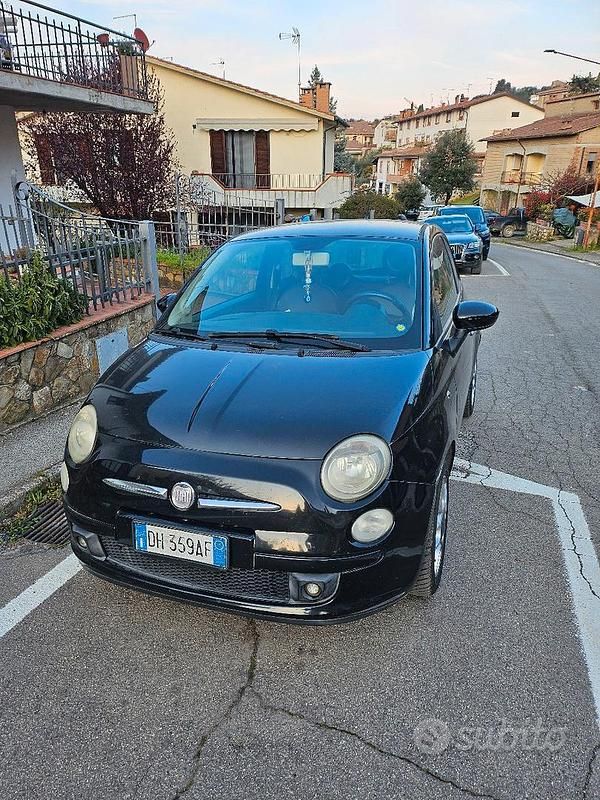 Usata Fiat 500 100 CV (73 kW) 2007 Nero Berlina
