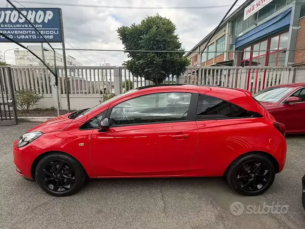 Usata Opel Corsa 90 CV (66 kW) 2016 Rosso Utilitaria