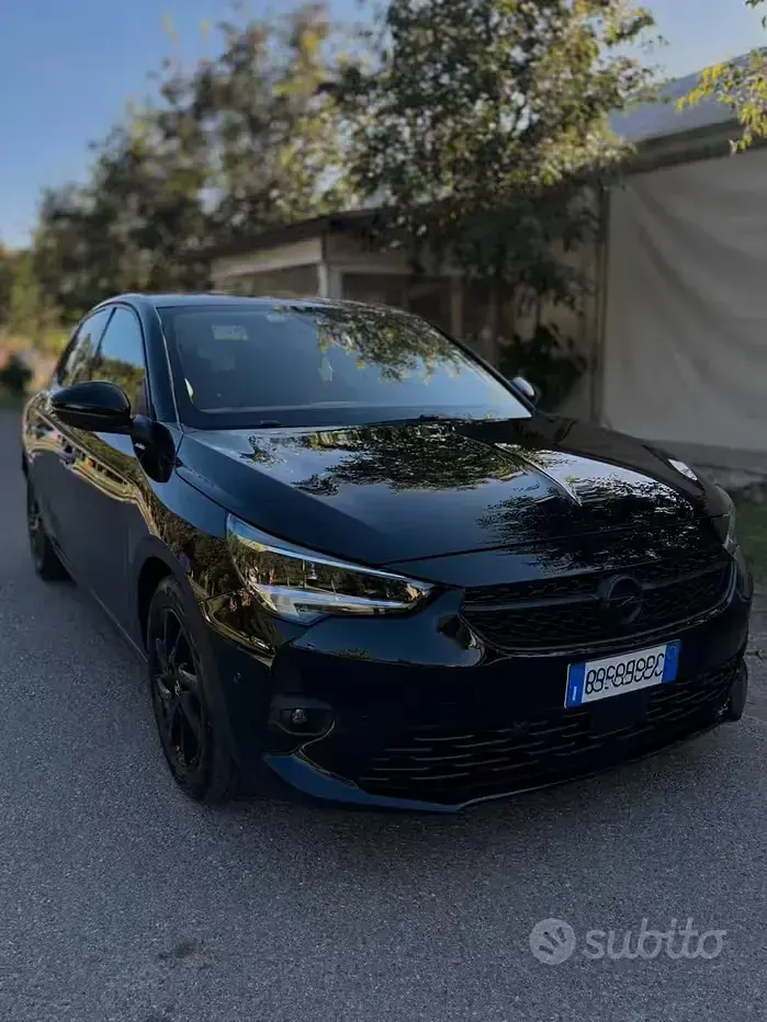 Usata Opel Corsa 101 CV (74 kW) 2023 Nero Utilitaria