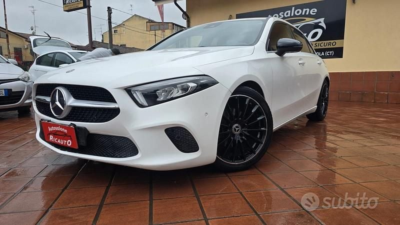 Usata Mercedes A180 116 CV (85 kW) 2019 Bianco Berlina