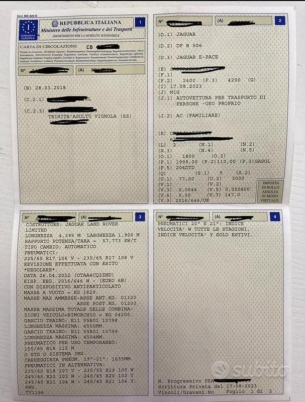 Usata Jaguar E-Pace 150 CV (110 kW) 2018 SUV