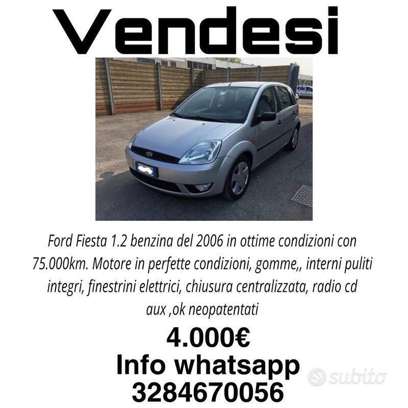 Usato 2006 Ford Fiesta 1.2 Benzin (4.000 €)