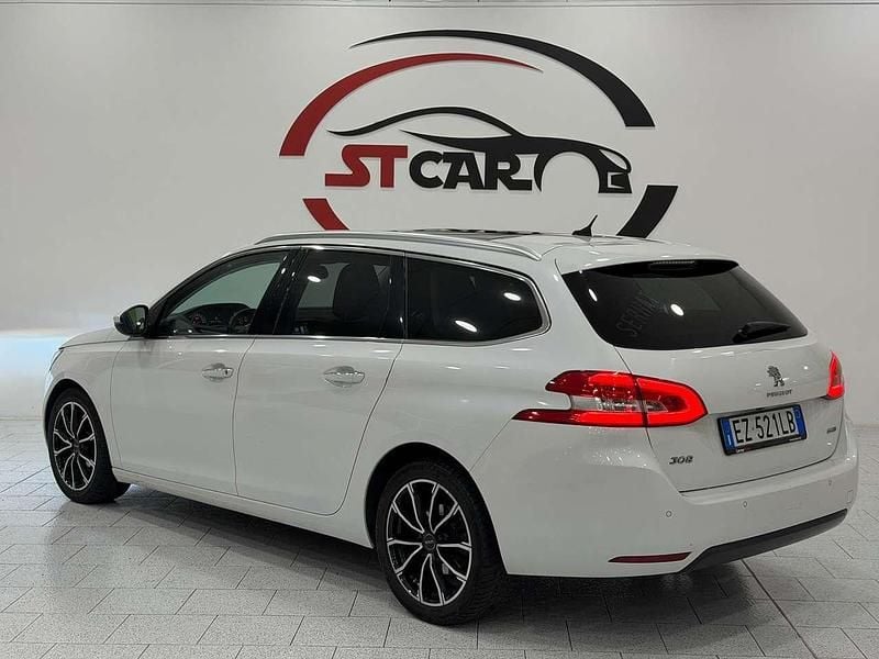 Usata Peugeot 308 SW Allure 120 CV (88 kW) 2015 Bianco Station wagon