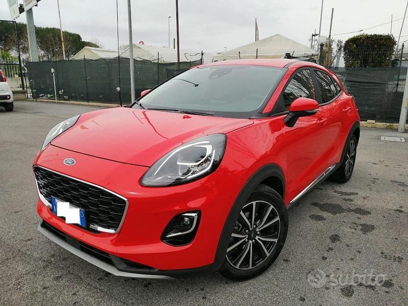 Usata Ford Puma Titanium 125 CV (91 kW) 2021 Rosso Berlina