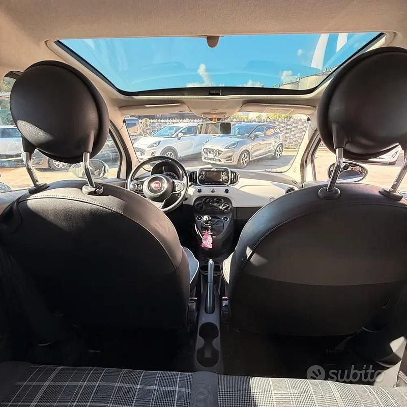 Usata Fiat 500 Lounge 69 CV (50 kW) 2017 Bianco Utilitaria
