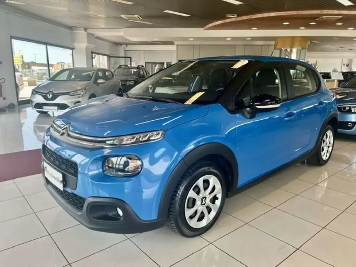 Usata Citroën C3 Feel 102 CV (75 kW) 2019 Blu Utilitaria