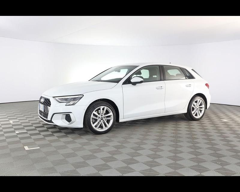 Usata Audi A3 Advanced 116 CV (85 kW) 2021 Bianco Berlina