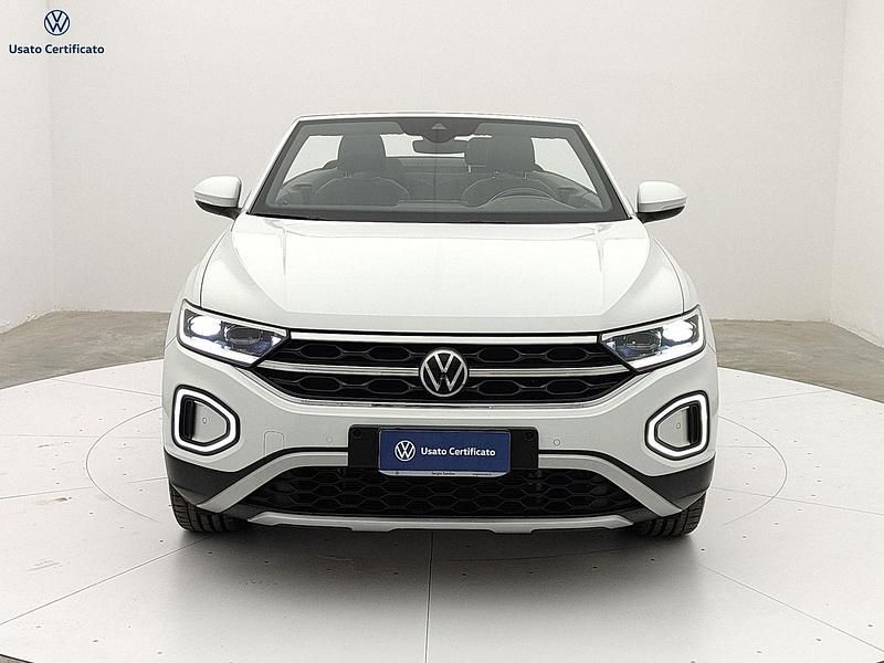 Usata VW T-Roc Cabriolet Style 110 CV (80 kW) 2022 Bianco Cabrio