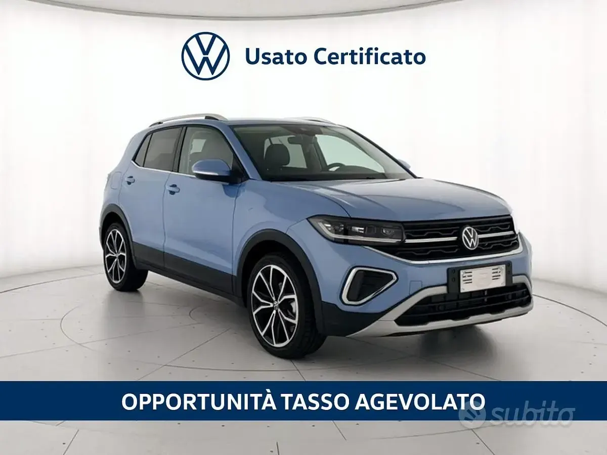 Usata VW T-Cross Style 115 CV (84 kW) 2024 Blu SUV