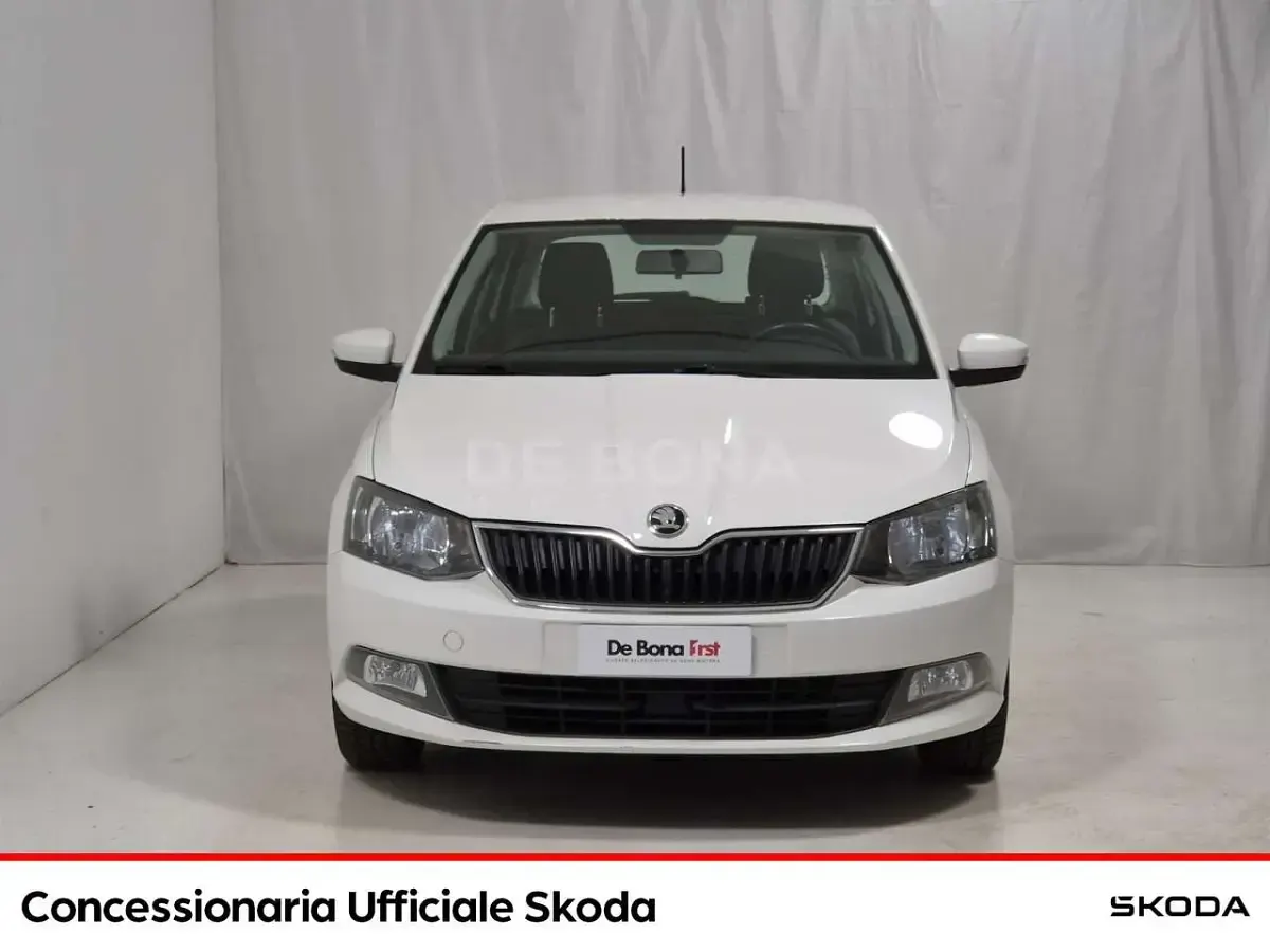 Usata Skoda Fabia Ambition 75 CV (55 kW) 2016 Bianco Berlina