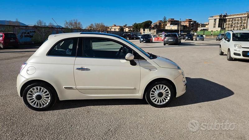 Usata Fiat 500 Lounge 69 CV (50 kW) 2010 Bianco Berlina