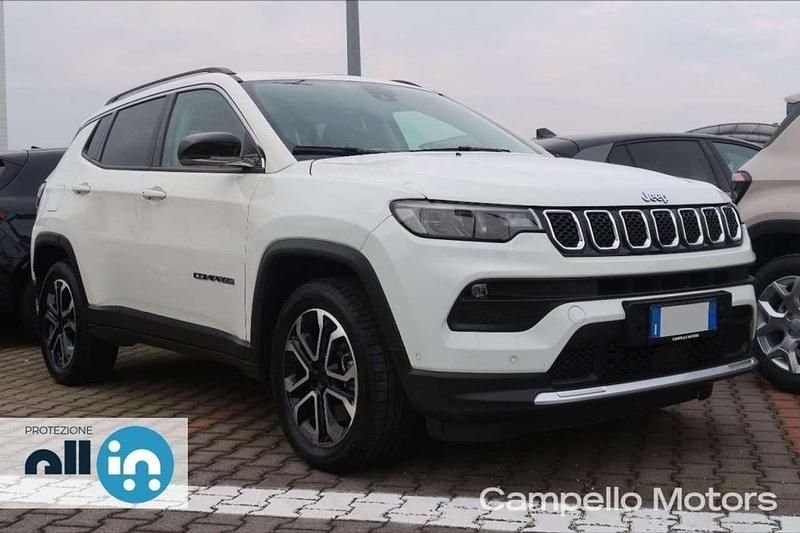 Bianco Usata 2021 Jeep Compass Limited SUV | 20.500 € (Buon prezzo) - Immagine 1/4