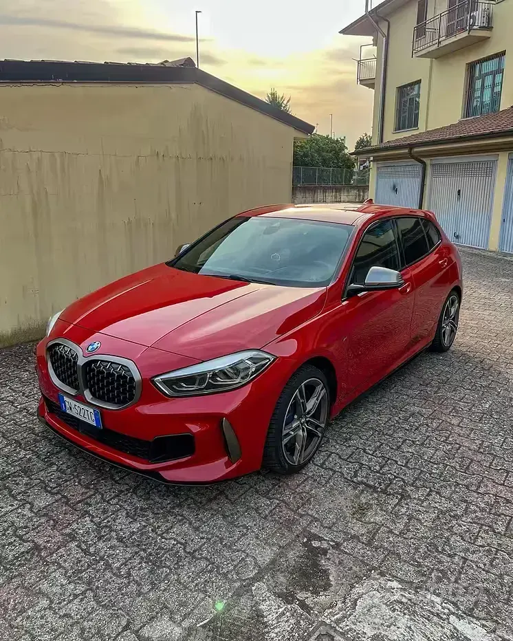 Usata BMW 135 M Sport 306 CV (225 kW) 2019 Rosso Utilitaria