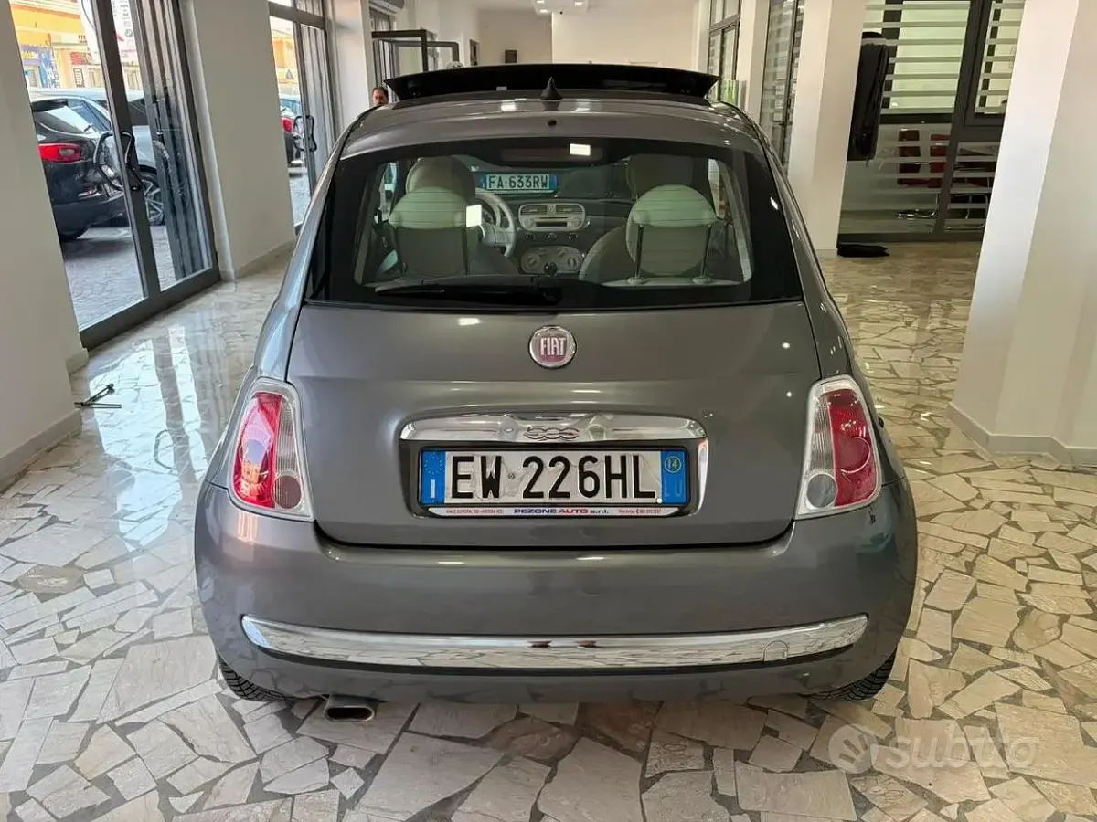 Usata Fiat 500 Lounge 69 CV (50 kW) 2014 Grigio Utilitaria