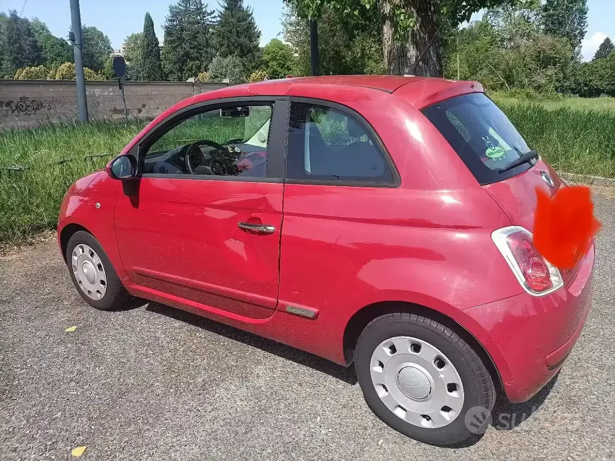 Usata Fiat 500 69 CV (50 kW) 2008 Rosso Utilitaria