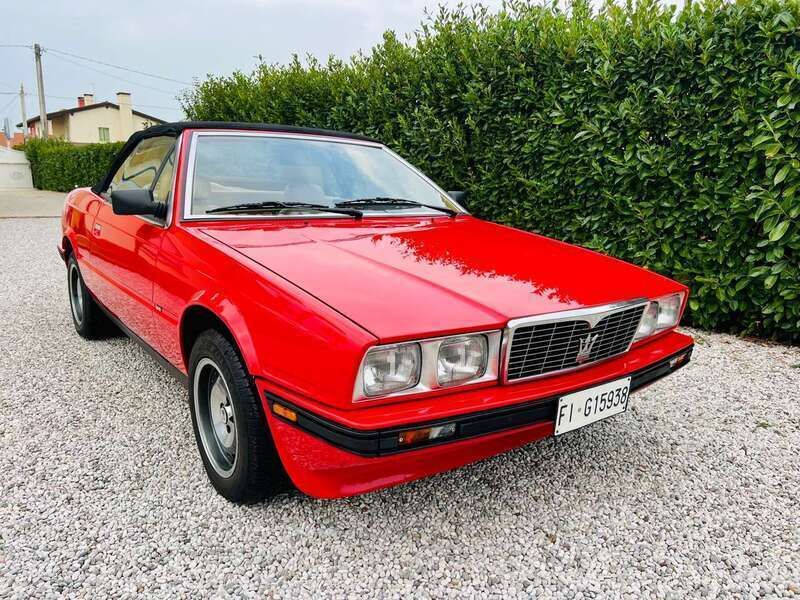 Rosso Usata 1987 Maserati Biturbo Cabrio | 24.990 € - Immagine 1/4
